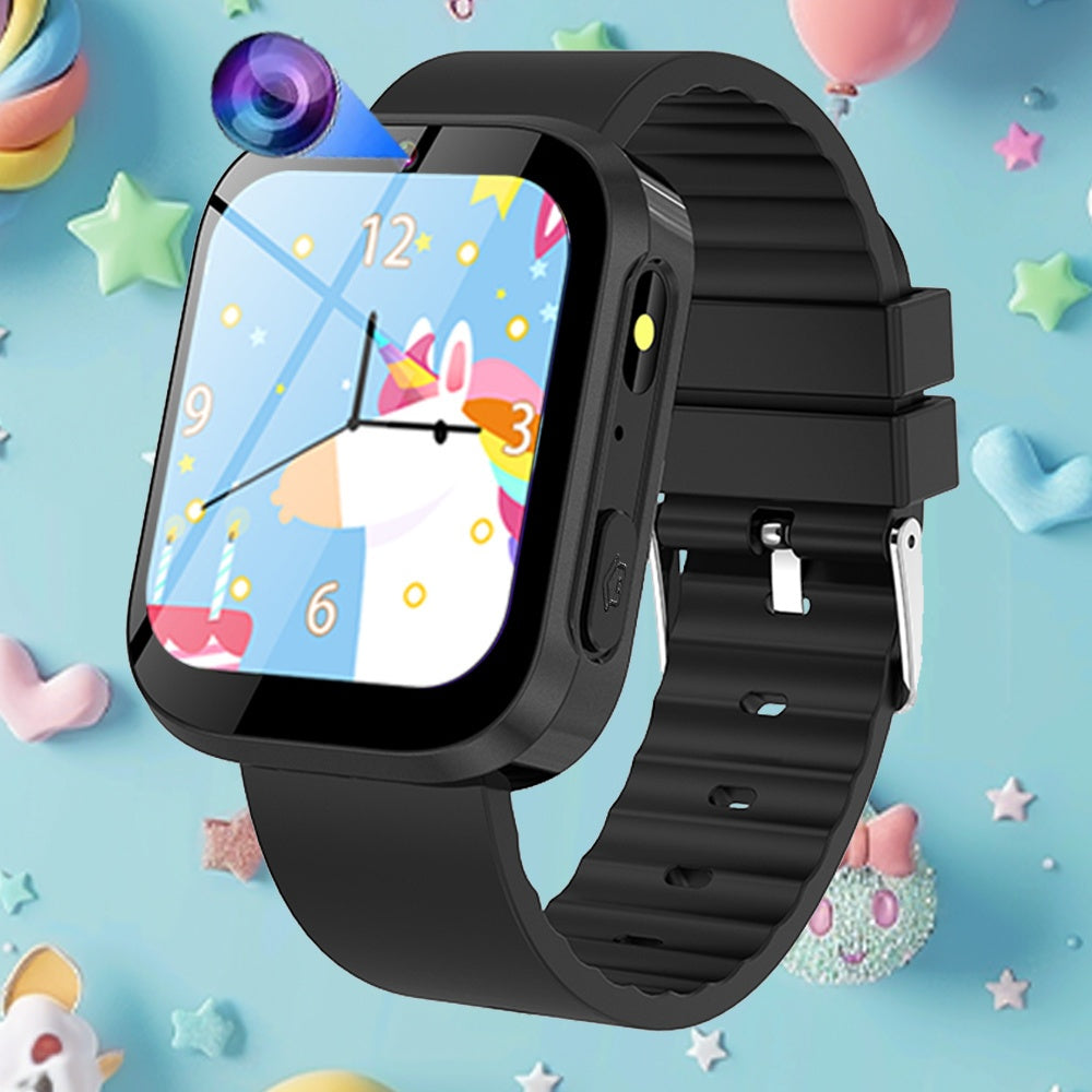 ERUN Kids Smart Watch Pink Digital Display with Music Games Rechargeable Lithium