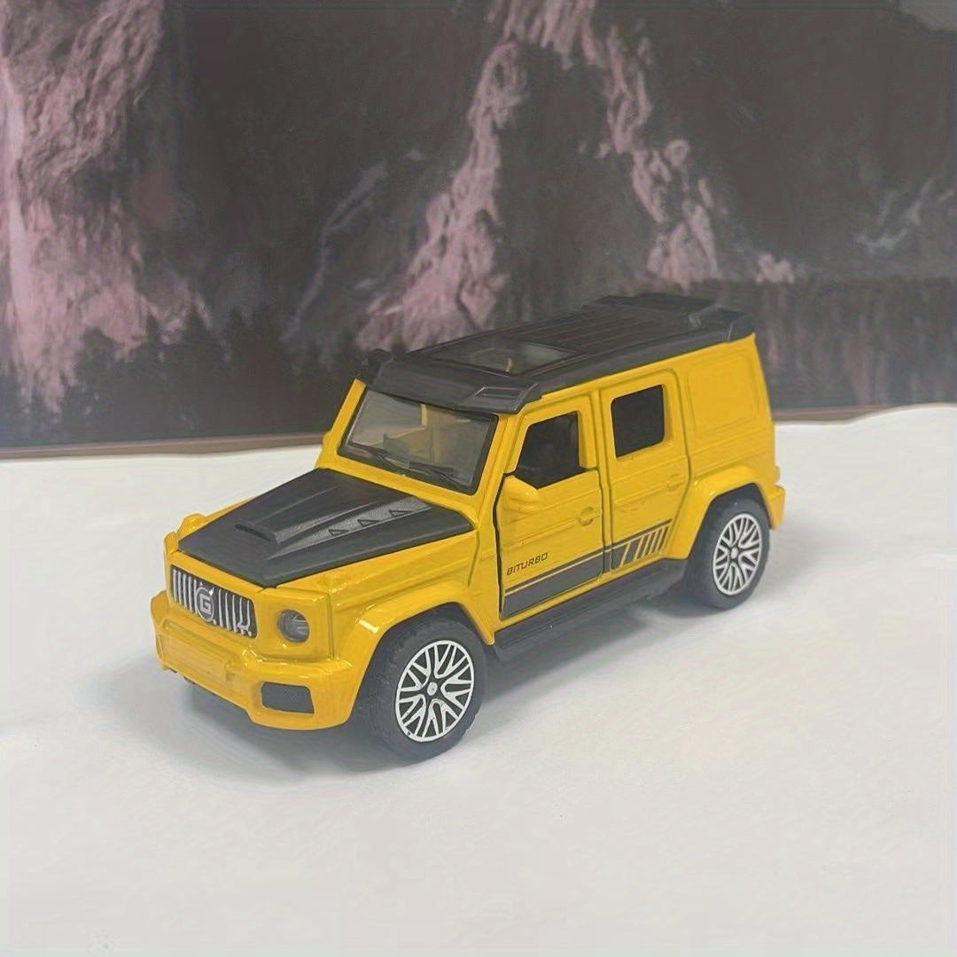 Alloy Off Road Car Toy for Kids Pull Back Door & Cake Ornament