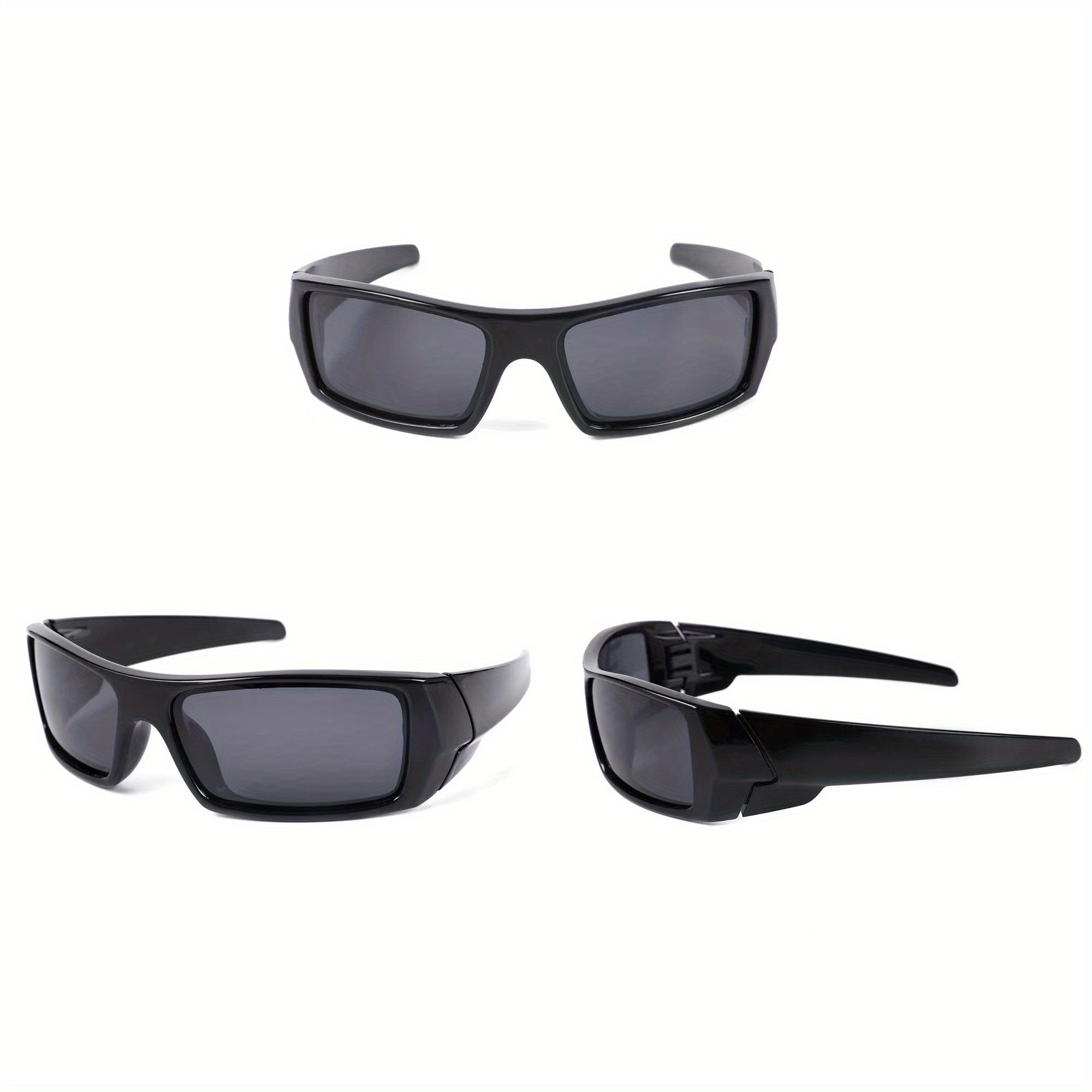 Men's Polarized Square Sunglasses Sports Cycling Fishing UV 400 with Case