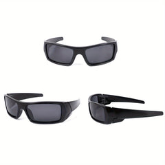 Men's Polarized Square Sunglasses Sports Cycling Fishing UV 400 with Case