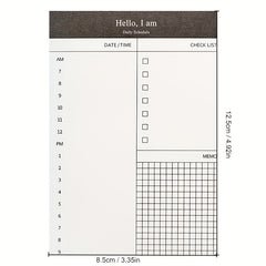 50 Sheets Memo Book Desktop Schedule Notepad Business Plan Office Supplies