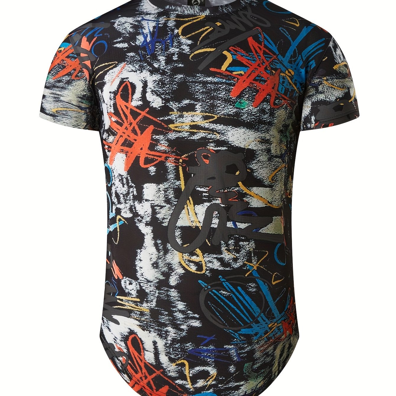 Men's Doodle Graphic T Shirt for Summer Adventures