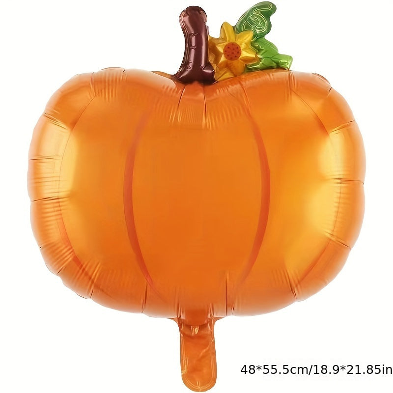 Thanksgiving Decoration Autumn Leaf Aluminum Balloon Set