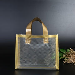 5pcs Golden Grid Bag for Christmas and Party Supplies