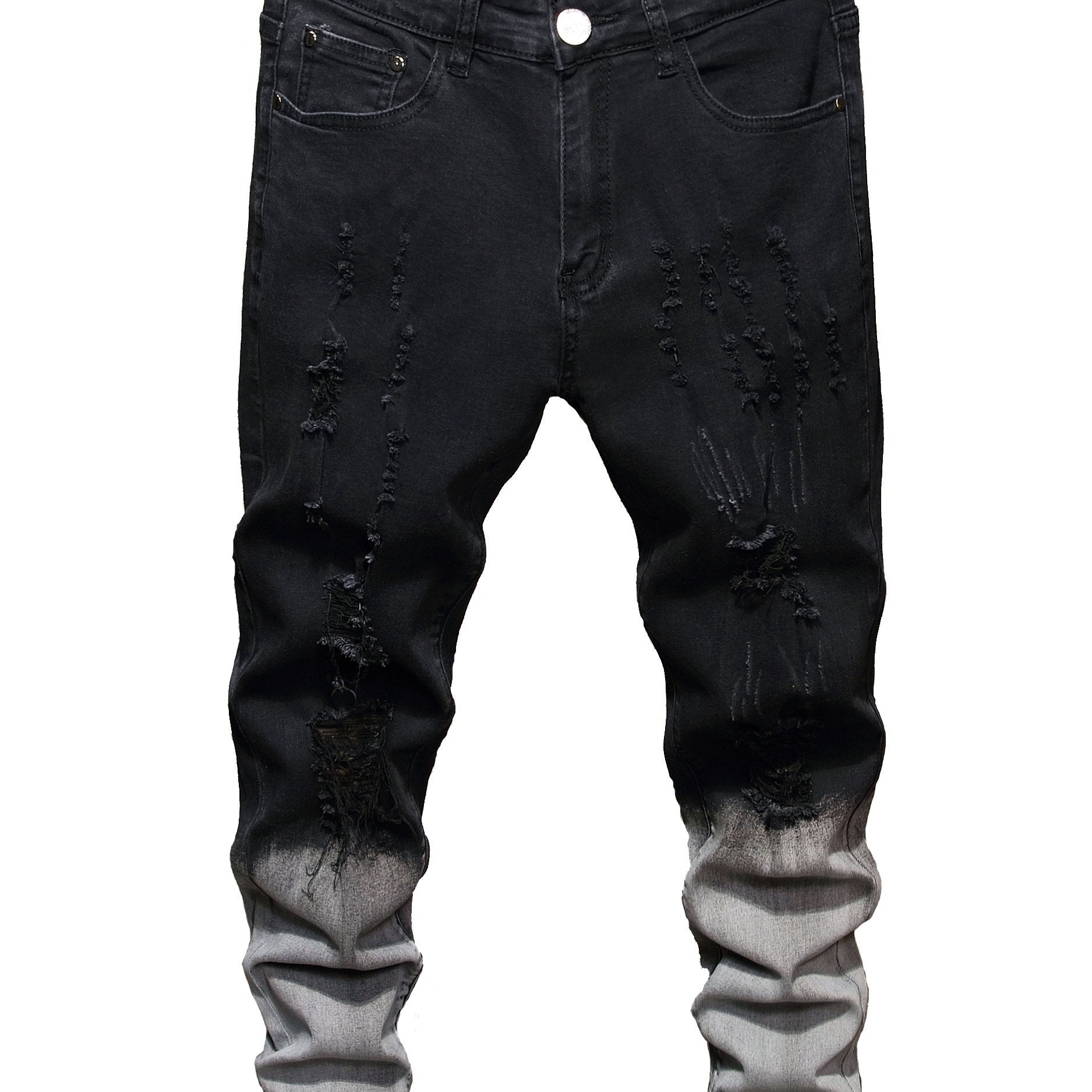 Christmas Special Men's Slim Fit Ripped Denim Jeans