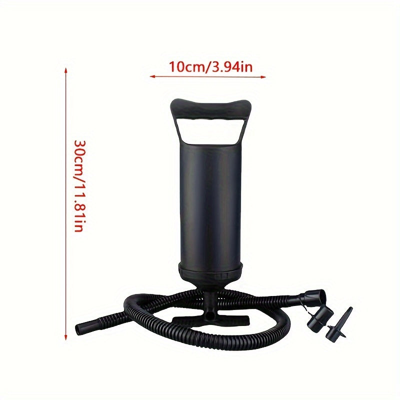 Portable Manual Foot Pump with 1m Hose for Inflatables, Balloons