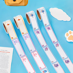 Cartoon Tape Name Stickers Multifunctional Message Index Handwritten Label