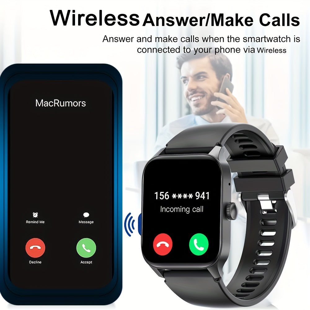 Smart Watch Call Answer 100 Faces 100 Sport Mode Music Control Ai Voice Control