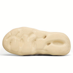 Men's Slip On Foam Slides Casual Breathable Anti skid Hollow Out Shoes