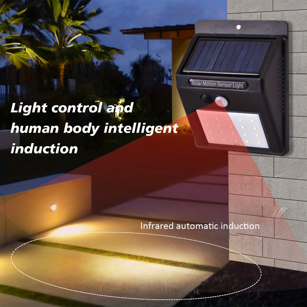 Waterproof Solar Sensor Lights with Remote Control for Outdoor Garden Decor