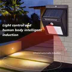 Waterproof Solar Sensor Lights with Remote Control for Outdoor Garden Decor