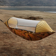 Quick-opening Mosquito Net Hammock Nylon Cloth Camping Hammock