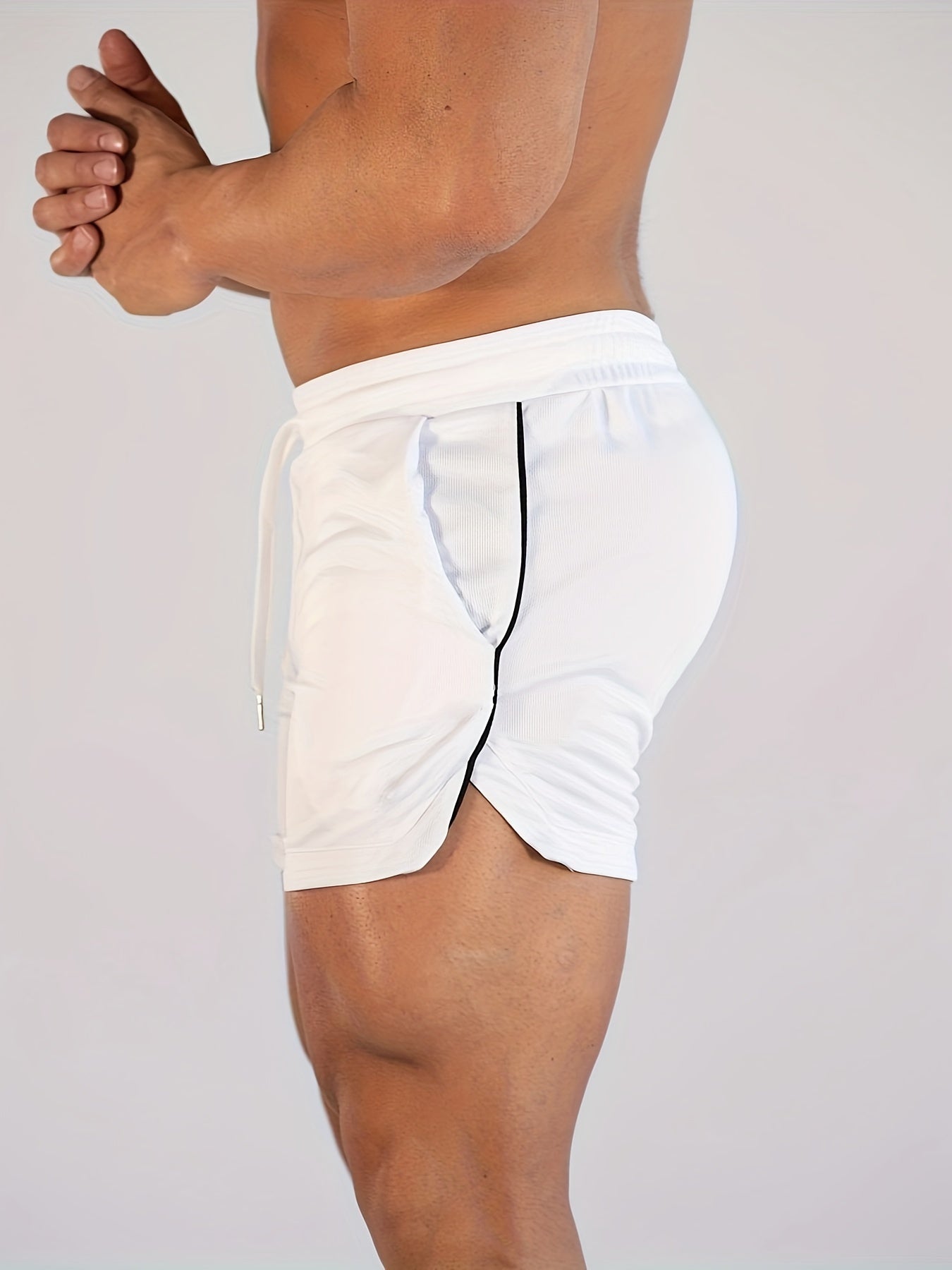 Men's Breathable Matching Shorts With Pockets