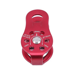 Fixed Side Plate Pulley Backup Rescue Pulley