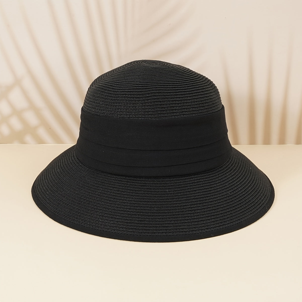 Foldable Bucket Hat Wide Brim Sun Visor Straw Hats Women Beach Fisherman Cap
