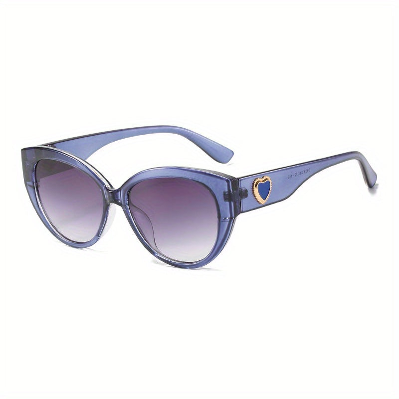 Cat Eye Sunglasses Women Heart UV400 Sun Shades Glasses Driving Beach Travel