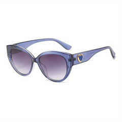 Cat Eye Sunglasses Women Heart UV400 Sun Shades Glasses Driving Beach Travel