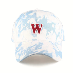 Mature Knitting Chinese Style Tie Dye Baseball Cap for Sunshade Workouts
