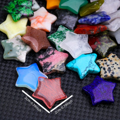 10pcs Star Crystal Stone Bulk Mini Crystal Stone Assorted Star Crystal Bag