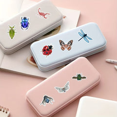 54pcs Insect Waterproof Stickers for Mobile Phone Laptop Guitar Helmet