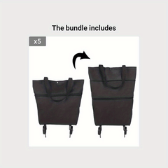 Foldable Handbag Small Cart Large Supermarket Shopping Bag