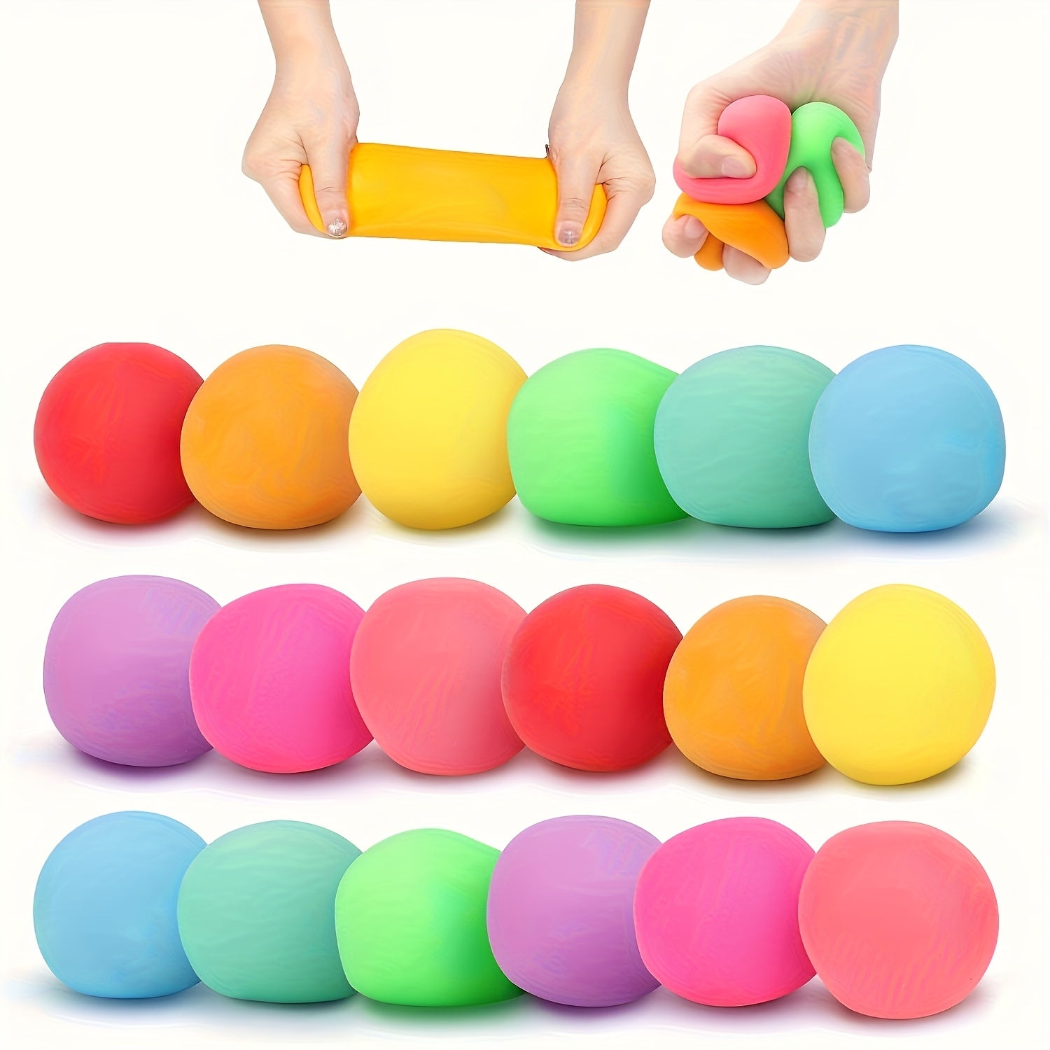 Flour Balls Elastic Ball Pressure Relief Squeeze Toy Classroom Reward Halloween
