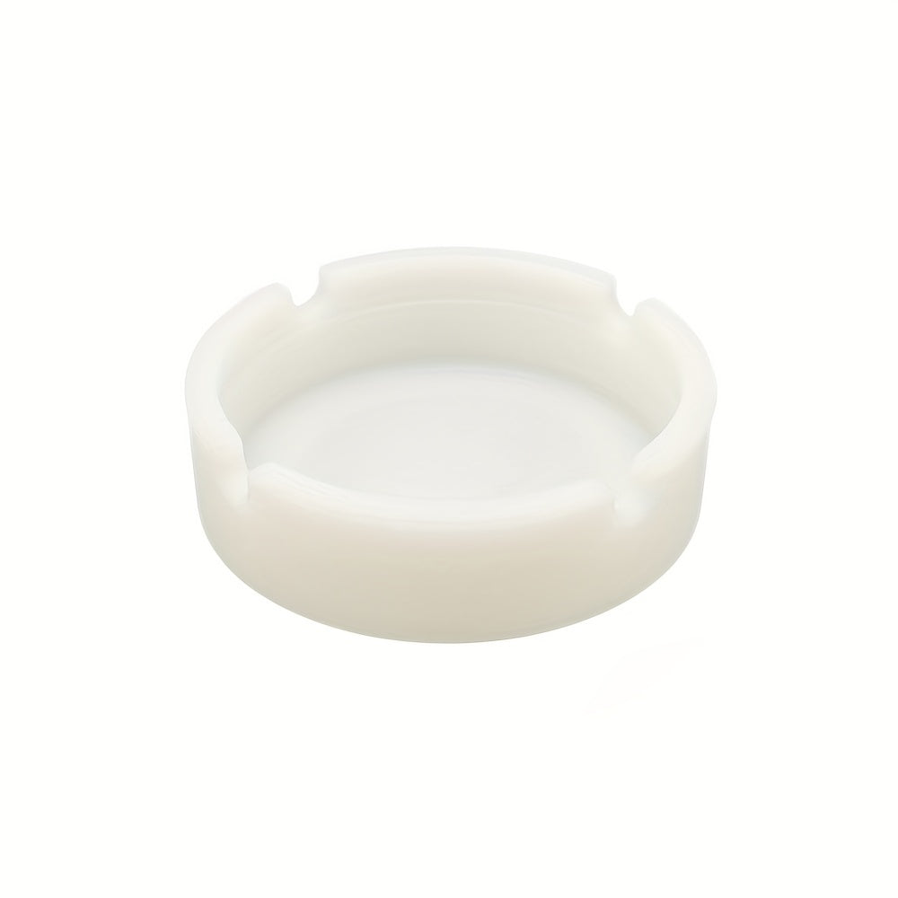 Luminous Silicone Ashtray Resists Temperatures Soft Portable Round Ashtray