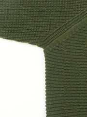  Casual Sweater Women's Plus Solid Zipper Long Sleeve