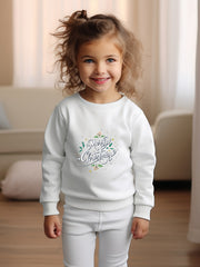 Toddler Kid Girls Christmas Print Sweet Long Sleeve Pullover Sweatshirt