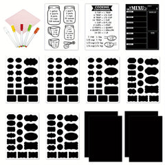 Magnetic Blackboard Calendar Refrigerator Sticker Set