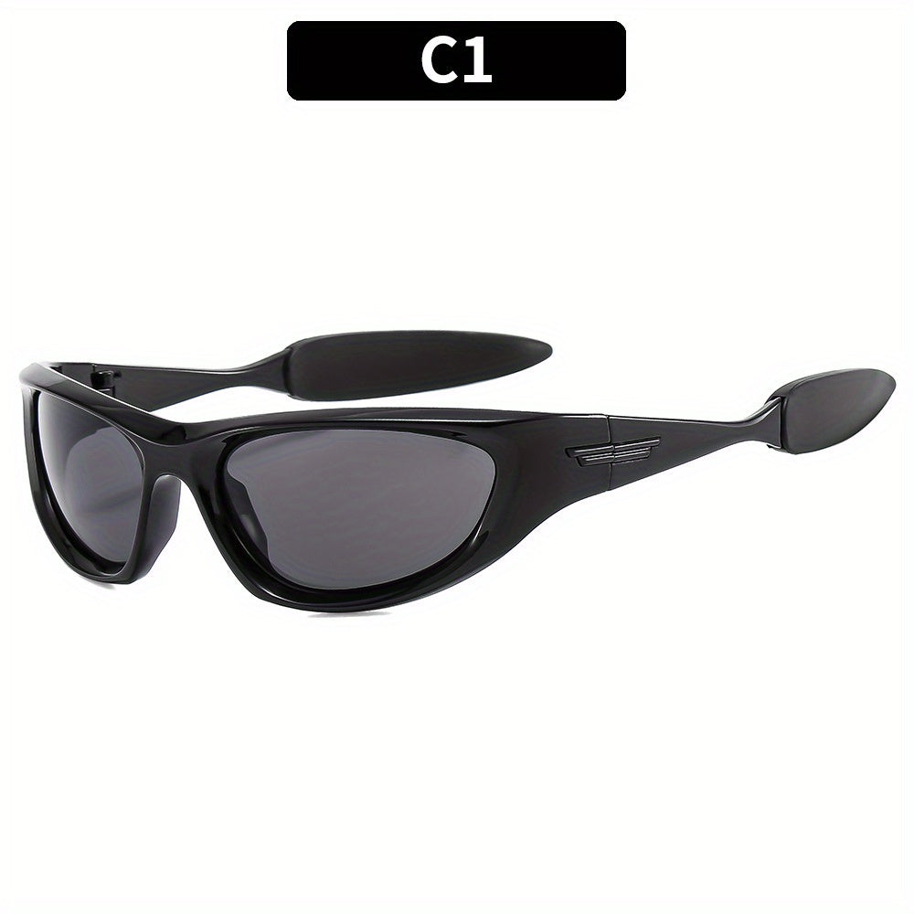 Y2K Wrap Around Sports Sunglasses UV400 Sun Shades