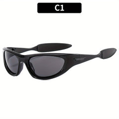 Y2K Wrap Around Sports Sunglasses UV400 Sun Shades