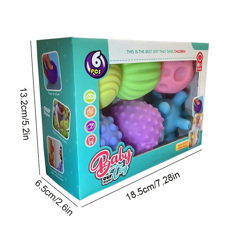 Soft Texture Sensory Ball Set for Youngsters - Safe PVC Material