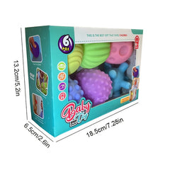 Soft Texture Sensory Ball Set for Youngsters - Safe PVC Material