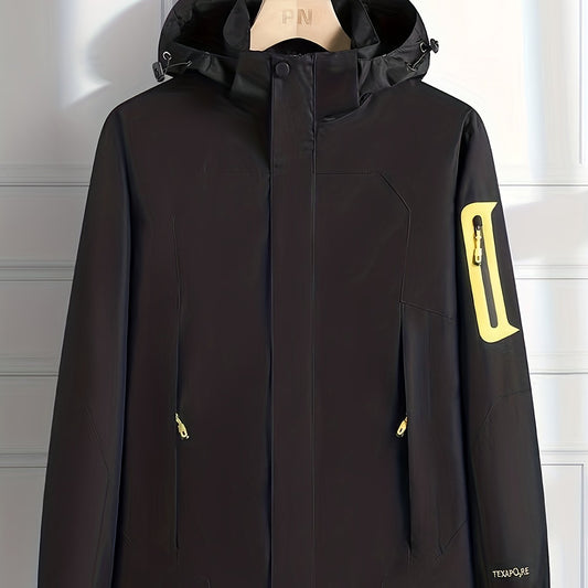 Men's Lightweight Waterproof Windbreaker Jacket Coat for Outdoors Hiking