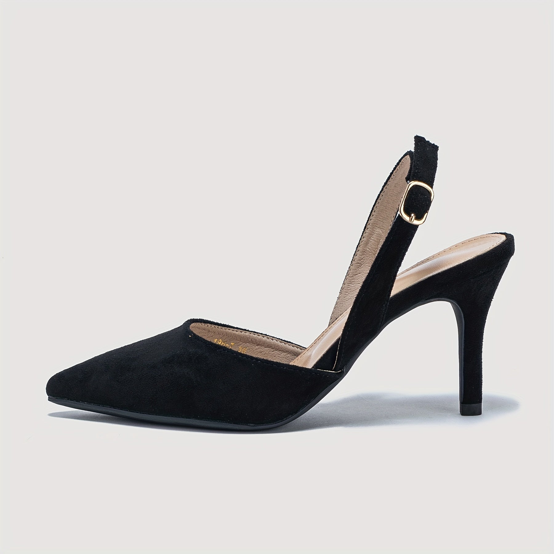 Women's Buckle Strap Stiletto Heels Slingback Pumps