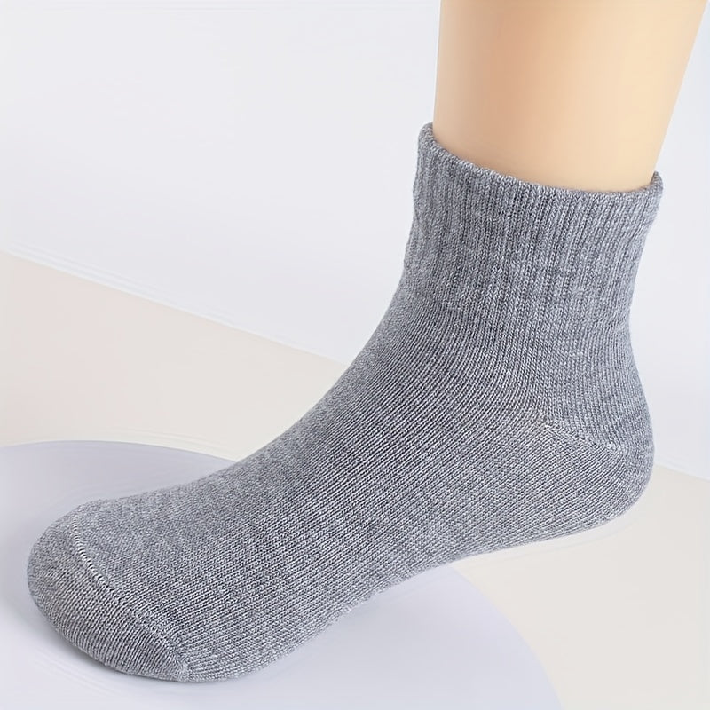 4 Pairs Kid's Sports Socks High Elastic Crew Socks