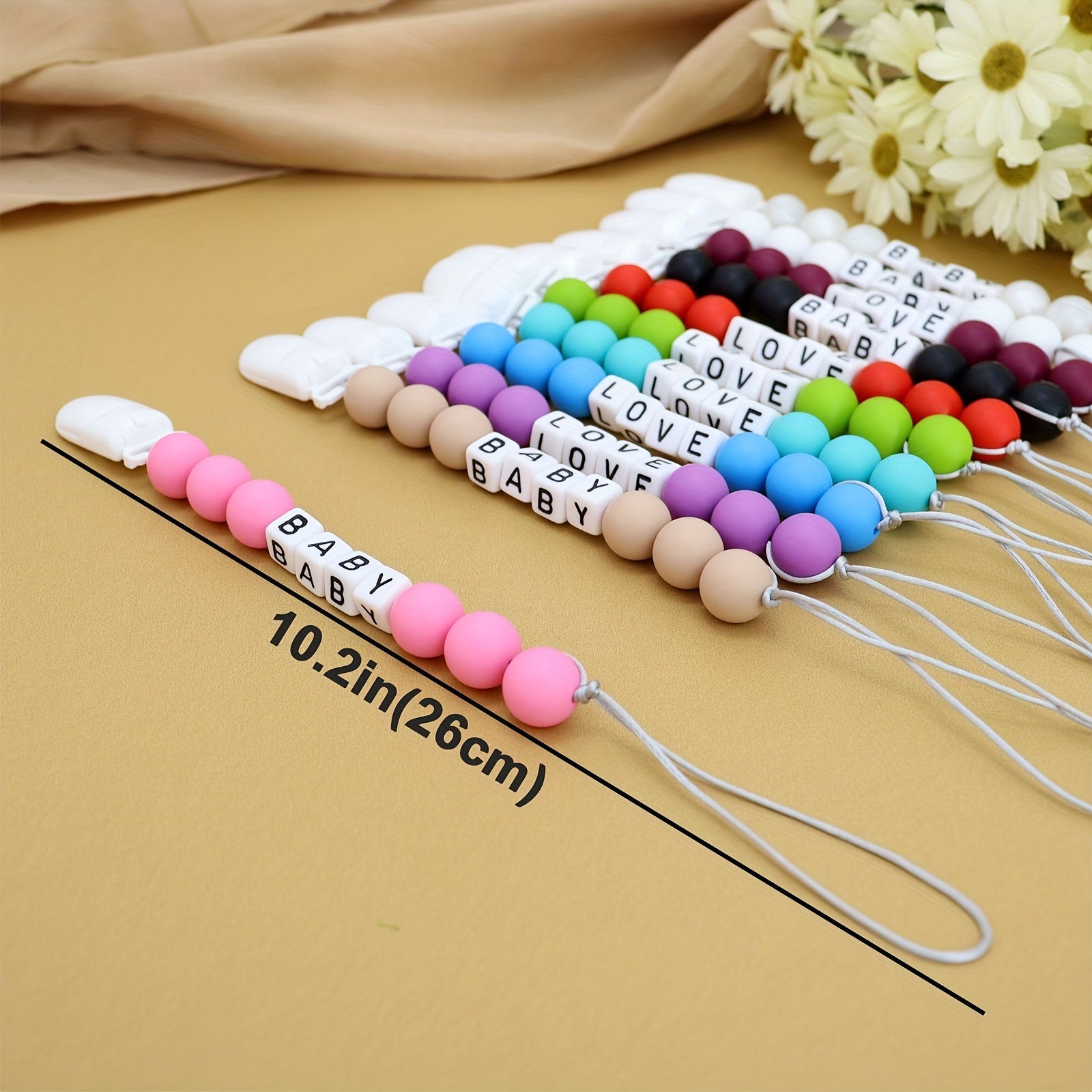 Customized Pacifier Chain For Baby Baby Stuff Accessories With Unique Item