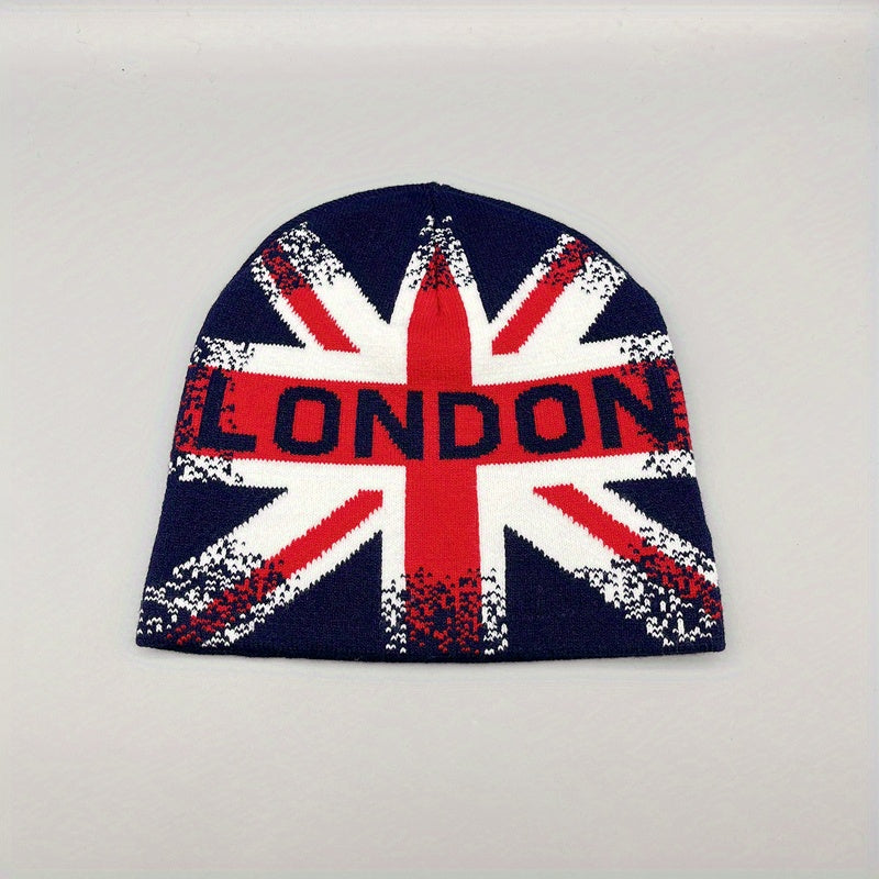 British Flag Beanie Hat Autumn Winter Street Warm Hat