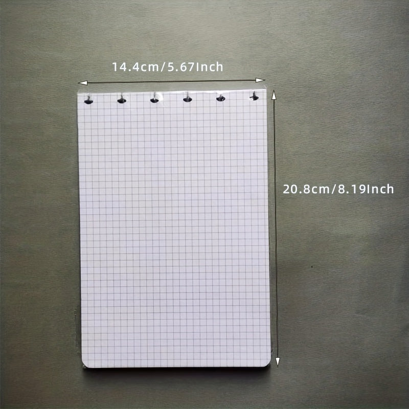 80 Sheets A5 Plaid Filler Paper Loose Leaf 6 Hole Punch