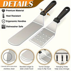 1pc Stainless Steel BBQ Tool Set Outdoor Baking Utensils Picnic Supplies