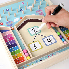 Bamboo Number Decomposition Roller Educational Toy