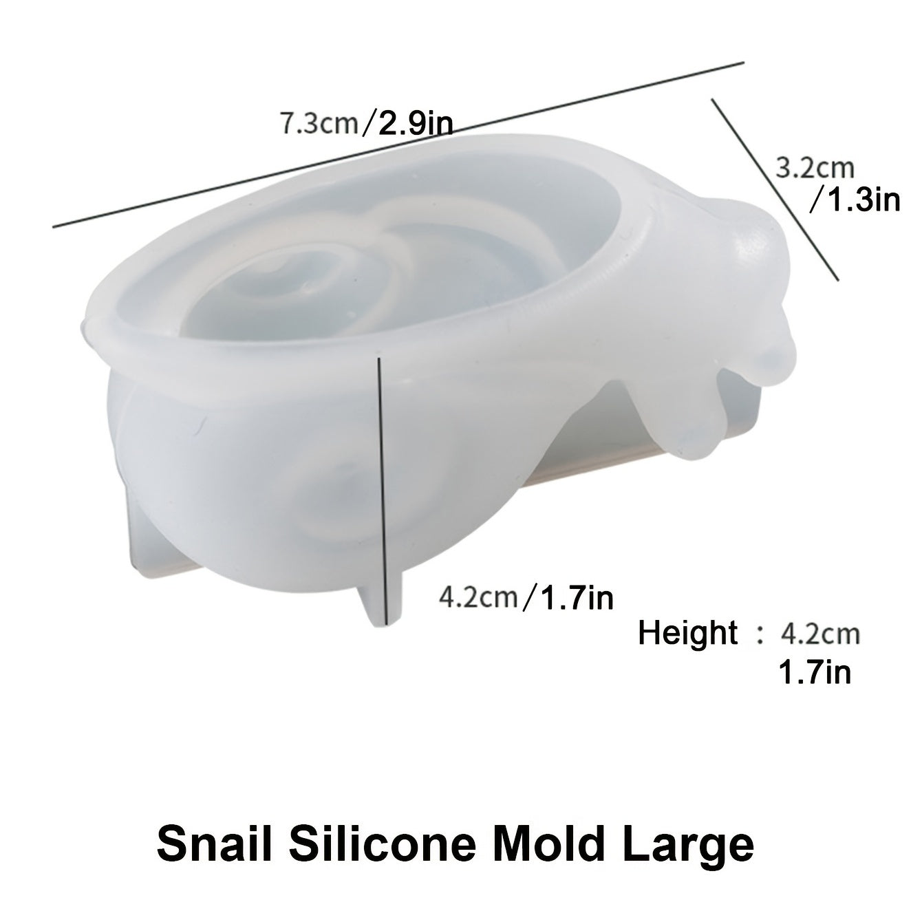 DIY Snail Swing Piece Silicone Mold For Epoxy Resin Crafts