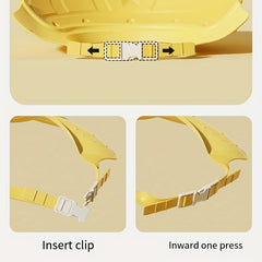 Baby Shower Cap Ear Protection Silicone Waterproof Cap