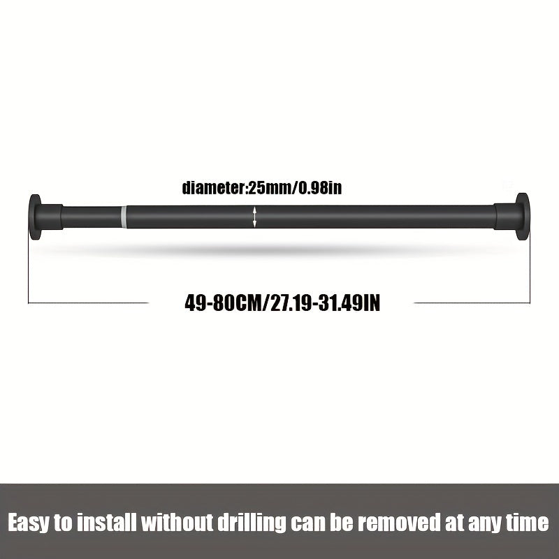 Stainless Steel Telescopic Rod for Installation and Drying