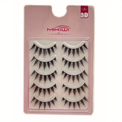 Wispy Anime False Eyelashes Natural Look Fluffy 3D Doll Eyelashes