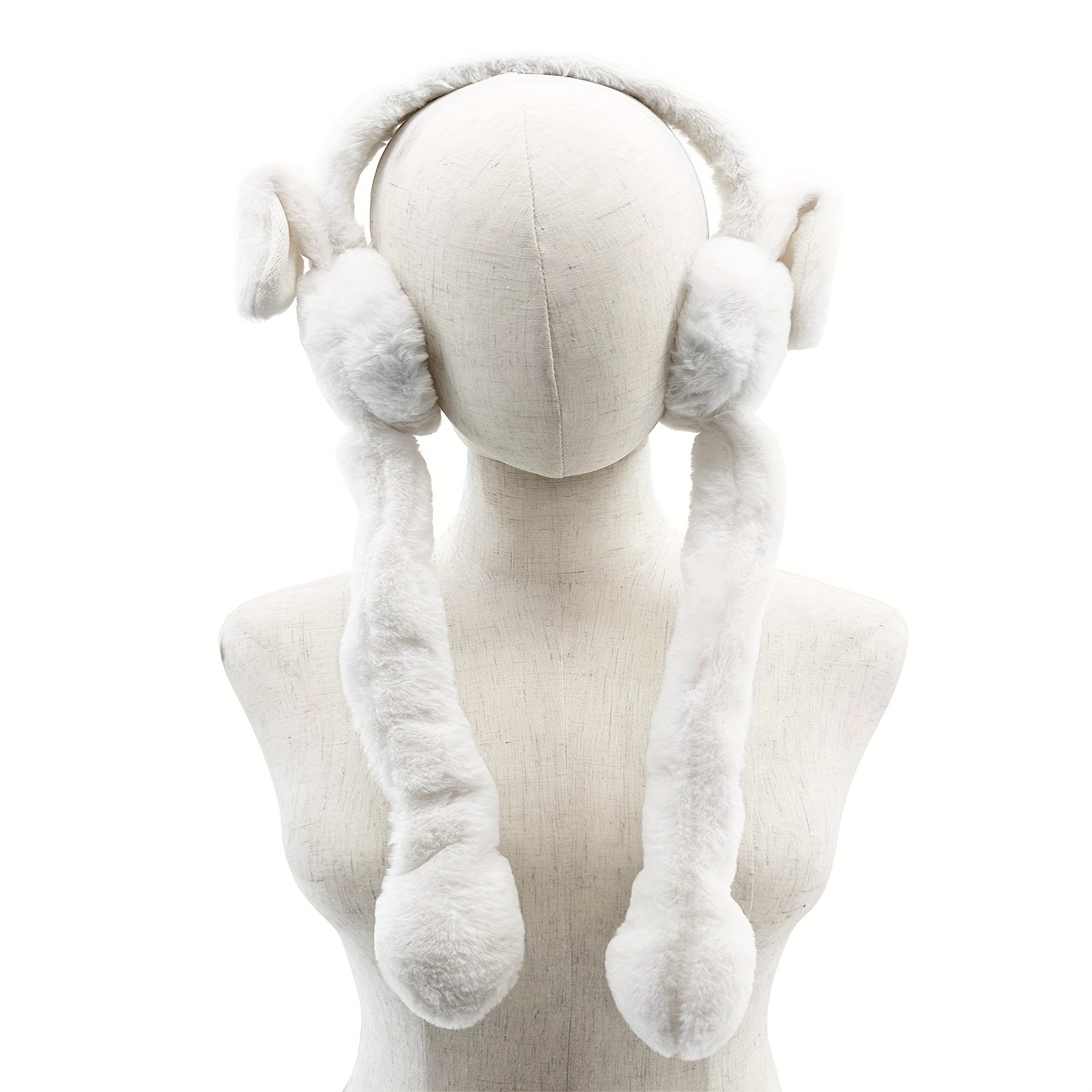 Women's Rabbit Earmuffs Winter Warm Ear Warm and Fluffy Ear Muffs