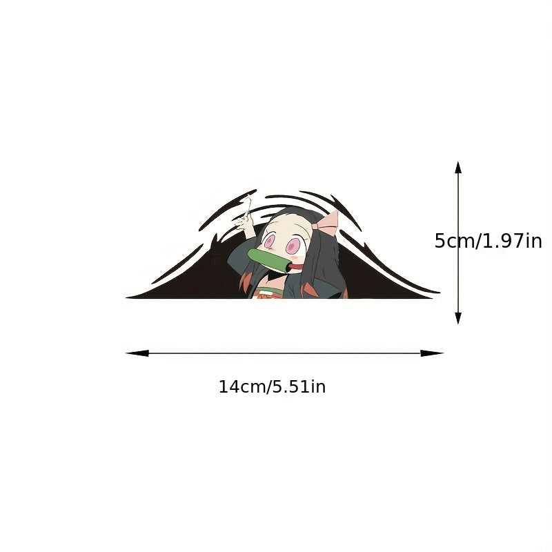 1pc Anime Car Sticker Bumper Rearview Mirror Motorcycle Scratch Decor