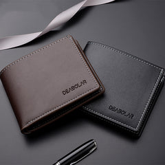 Men's PU Leather Wallet with Card Holder and Slots