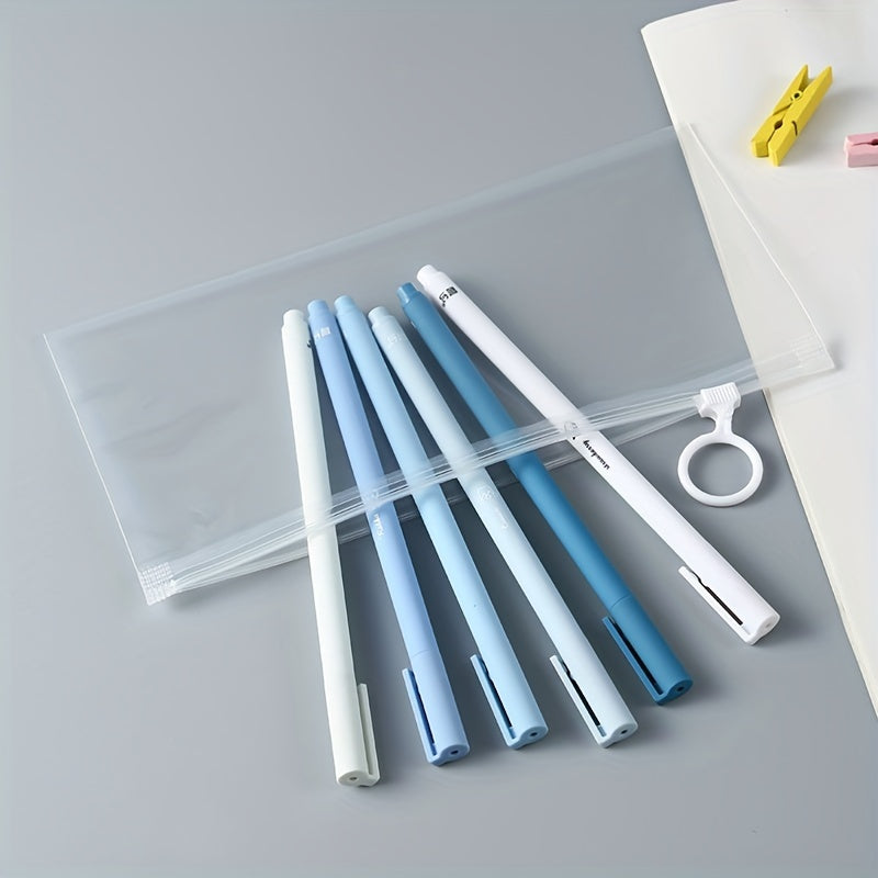 Transparent Waterproof Pencil Case Student Storage